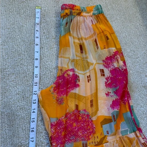 KAANDA GREEK VILLAGE GYPSY WIDE TOP PANT RESORT COLLECTION M/L - Picture 10 of 15